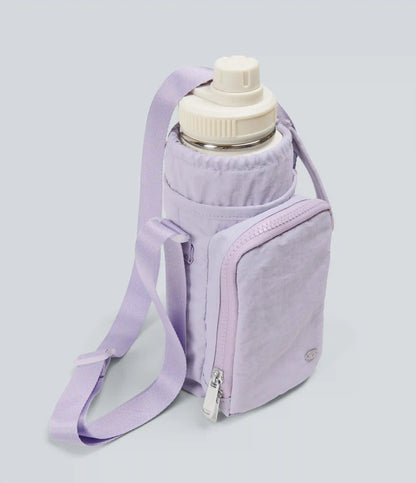 Yoga Crossbody Bag with Zipper Pocket