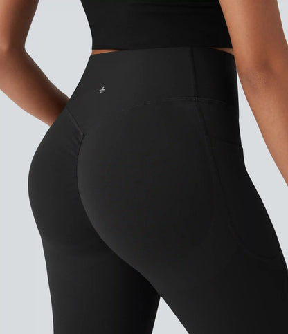 Halara UltraSculpt™ High Waisted Scrunch Butt Lifting Tummy Control Side Pocket Shaping Workout Biker Shorts 9''