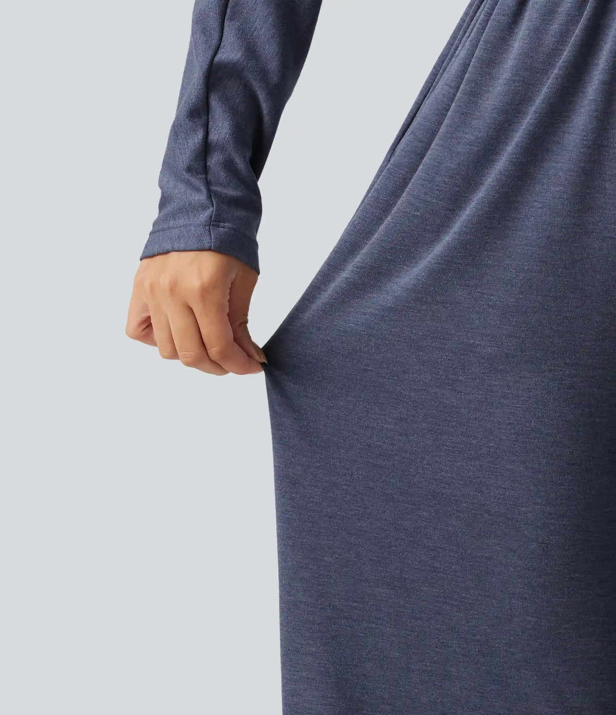 V Neck Long Sleeve Work Jumpsuit with Pockets