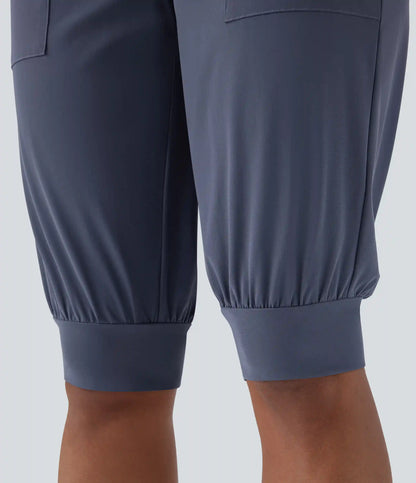 High Waisted Pocket Casual Shorts