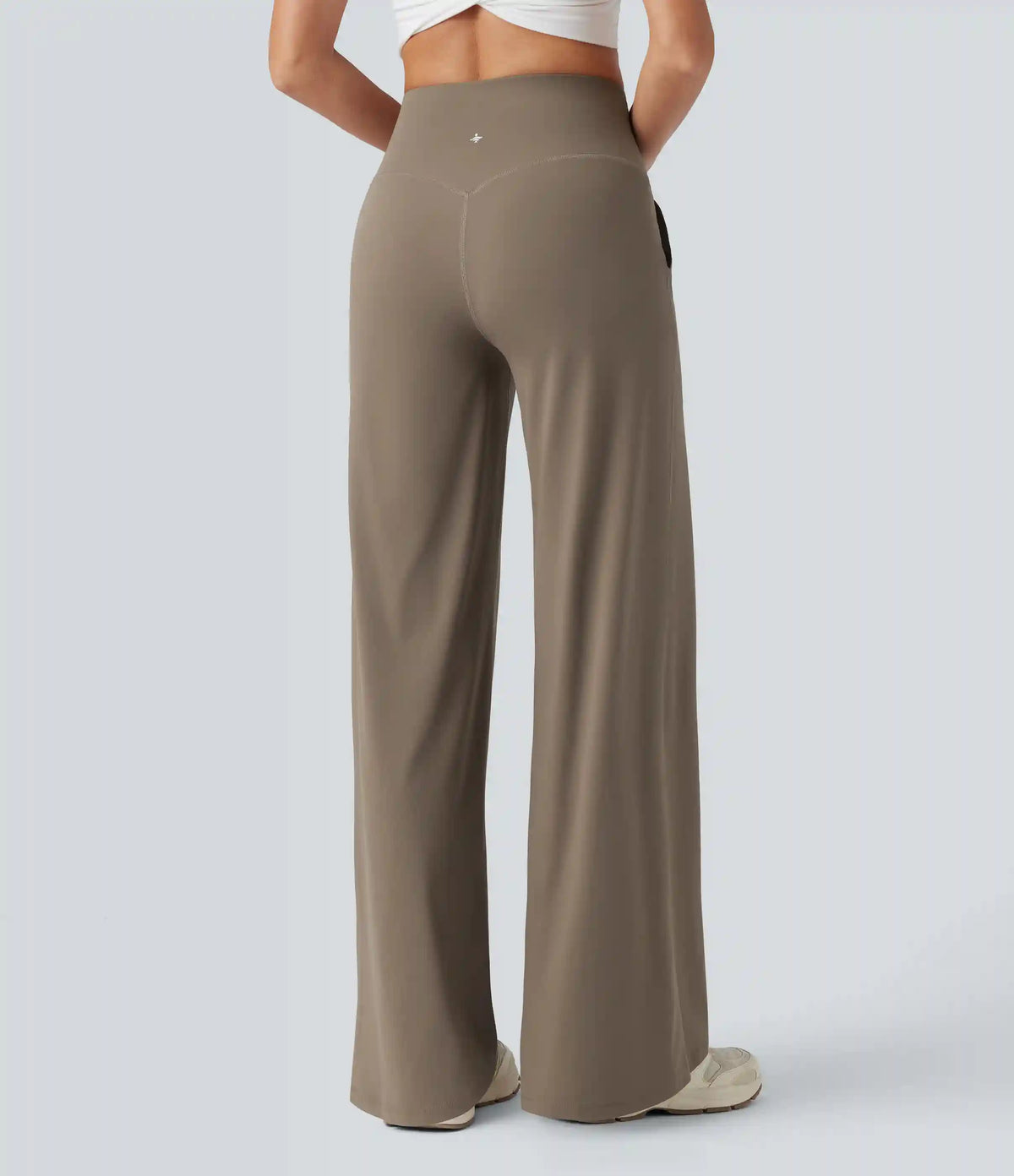 Halara UltraSculpt™ High Waisted Tummy Control Wide Leg Yoga Pants with Pockets