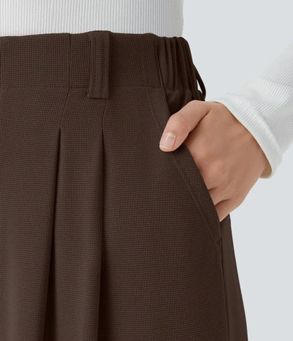 Halara Flex™ High Waisted Pocket Wide Leg Waffle Work Pants
