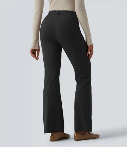 High Waisted Flare Work Pants