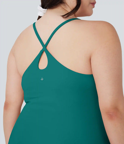 SoftlyZero™ Plush Active Plus Size Dress-Longer Length-Easy Peezy Edition