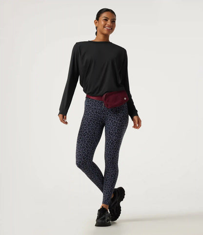 Round Neck InstantCool Quick Dry Long Sleeve Boxy Yoga Sports Top