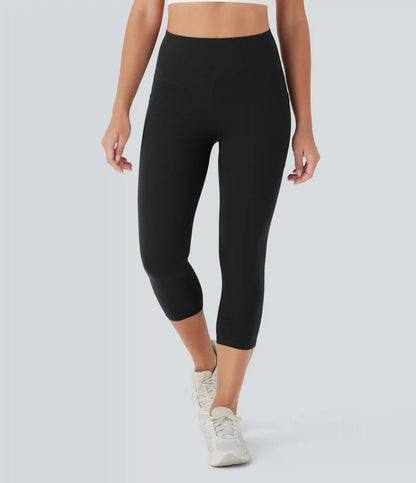 Halara UltraSculpt™ High Waisted Butt Lifting Tummy Control Pocket Shaping Capri Training Leggings