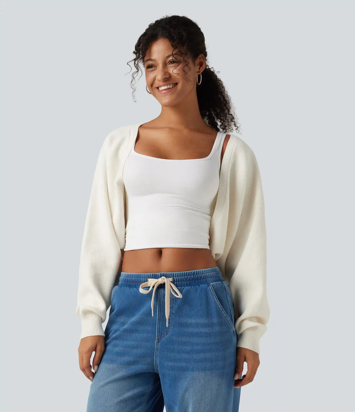 Long Sleeve Open Front Casual Cardigan