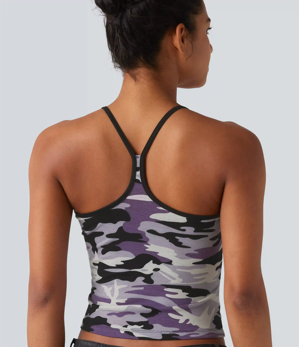 Racerback Camo Casual Tank Top