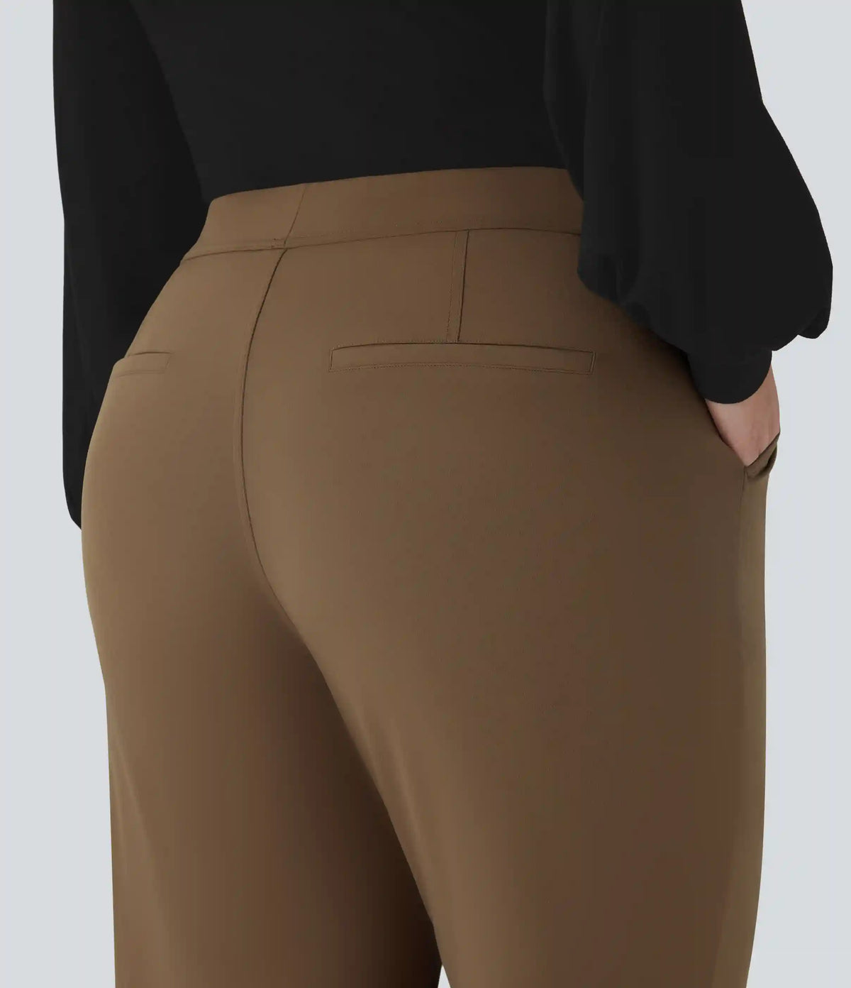 Halara Flex™ DayStretch High Waisted Work Plus Size Flare Pants with Pockets
