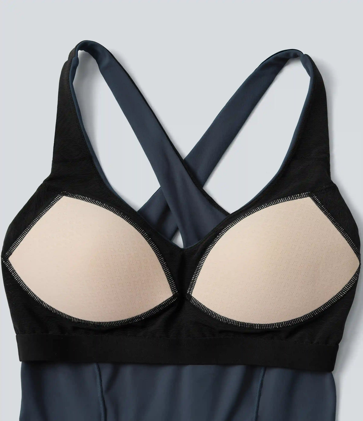 Halara UltraSculpt™ Deep V-neck Push-Up Crisscross Back 2-in-1 Yoga Tank Top