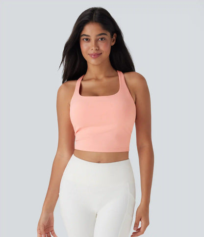 Cropped Yoga Tank Top DD-F Cups