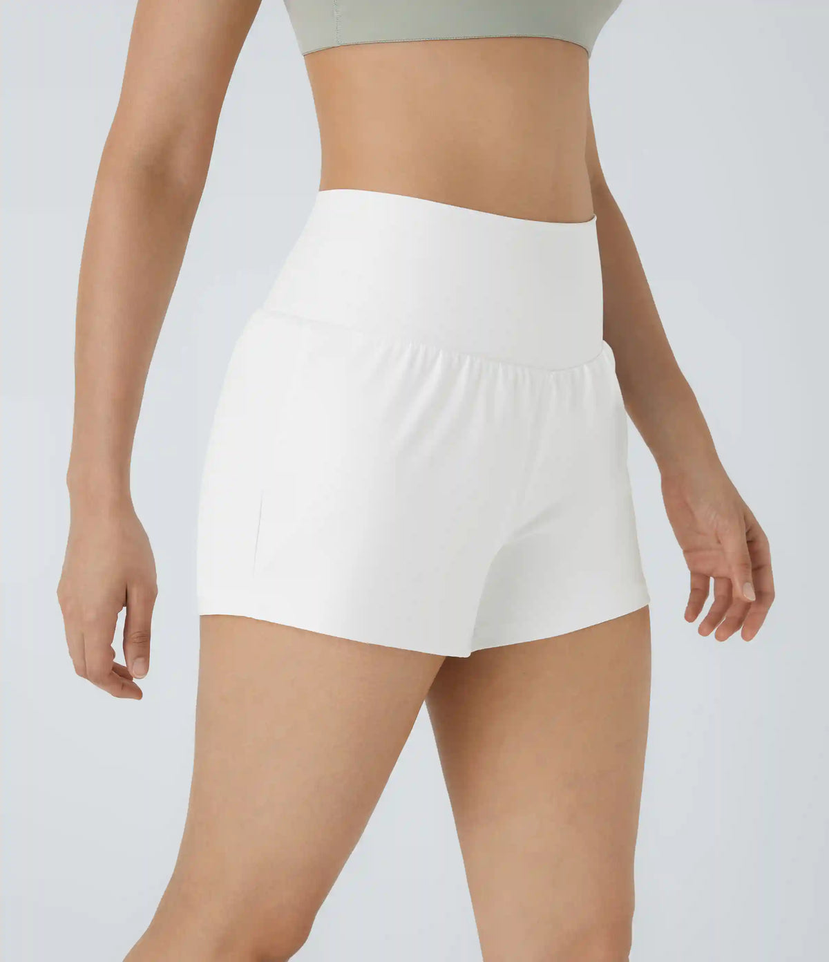 SoftlyZero™ Airy Super High Waisted 2-in-1 InstantCool Yoga Shorts with Pockets