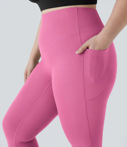 Halara UltraSculpt™ High Waisted Tummy Control Pocket Shaping Yoga Bootcut Plus Size Leggings