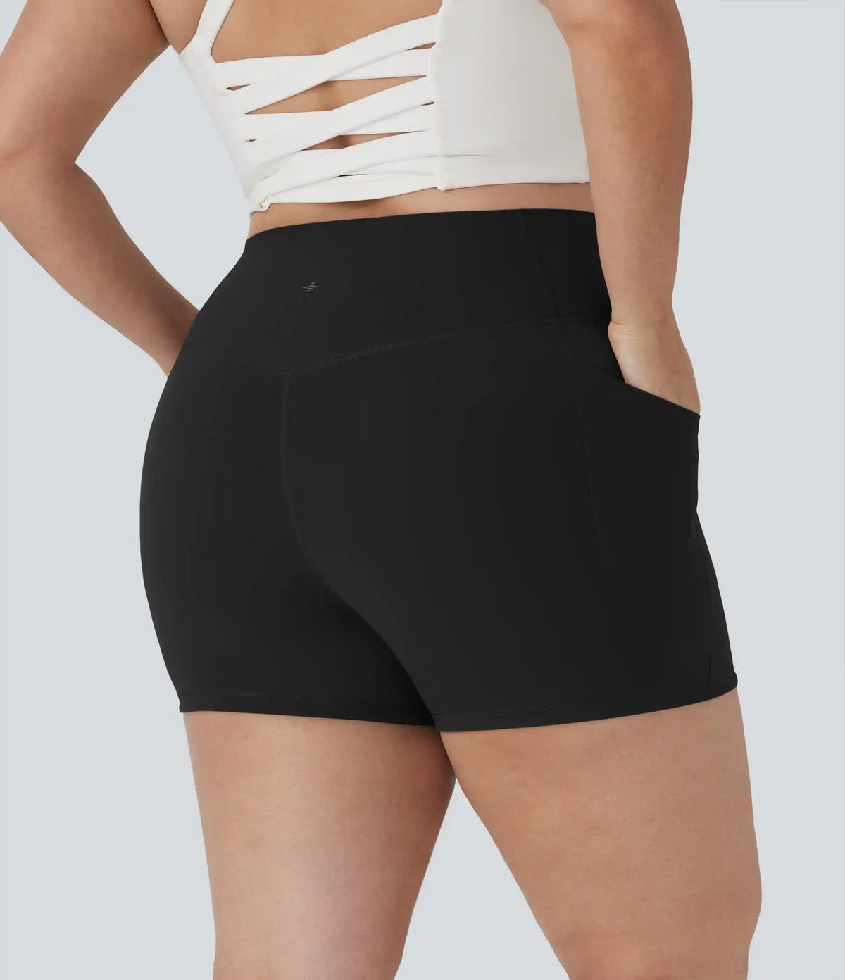Plus Size Halara UltraSculpt™ High Waisted Tummy Control Training Biker Shorts 3'' with Pockets