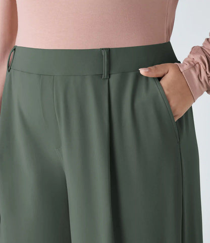 Halara Flex™ DayStretch High Waisted Pocket Straight Leg Work Plus Size Pants