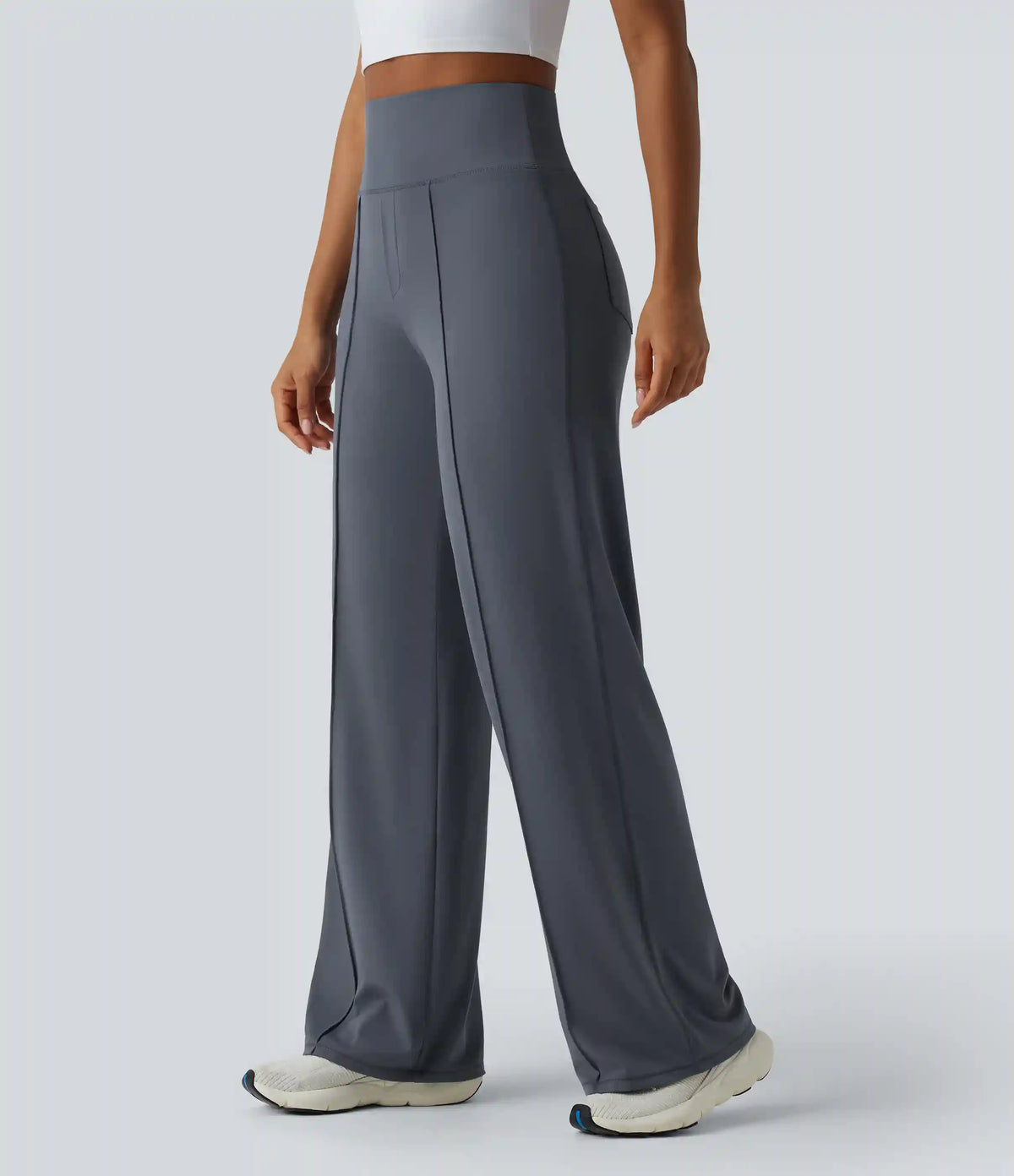 Halara UltraSculpt™ High Waisted Tummy Control Straight Leg Yoga Pants with Pockets