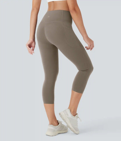 Halara UltraSculpt™ High Waisted Butt Lifting Tummy Control Pocket Shaping Capri Training Leggings