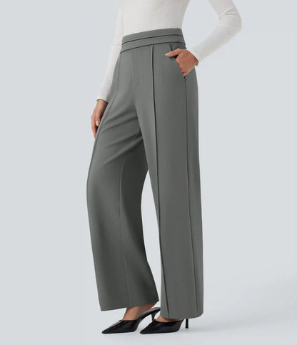 Halara Flex™ High Waisted Straight Leg Work Pants with Pockets