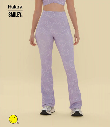 Halara X Smiley® Halara UltraSculpt™ High Waisted Scrunch Butt Lifting Tummy Control Bootcut Training Leggings with Pockets