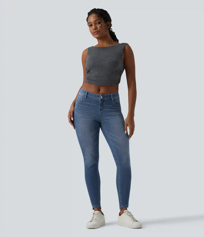 Halara Flex™ Low Rise Casual Skinny Jeans with Pockets