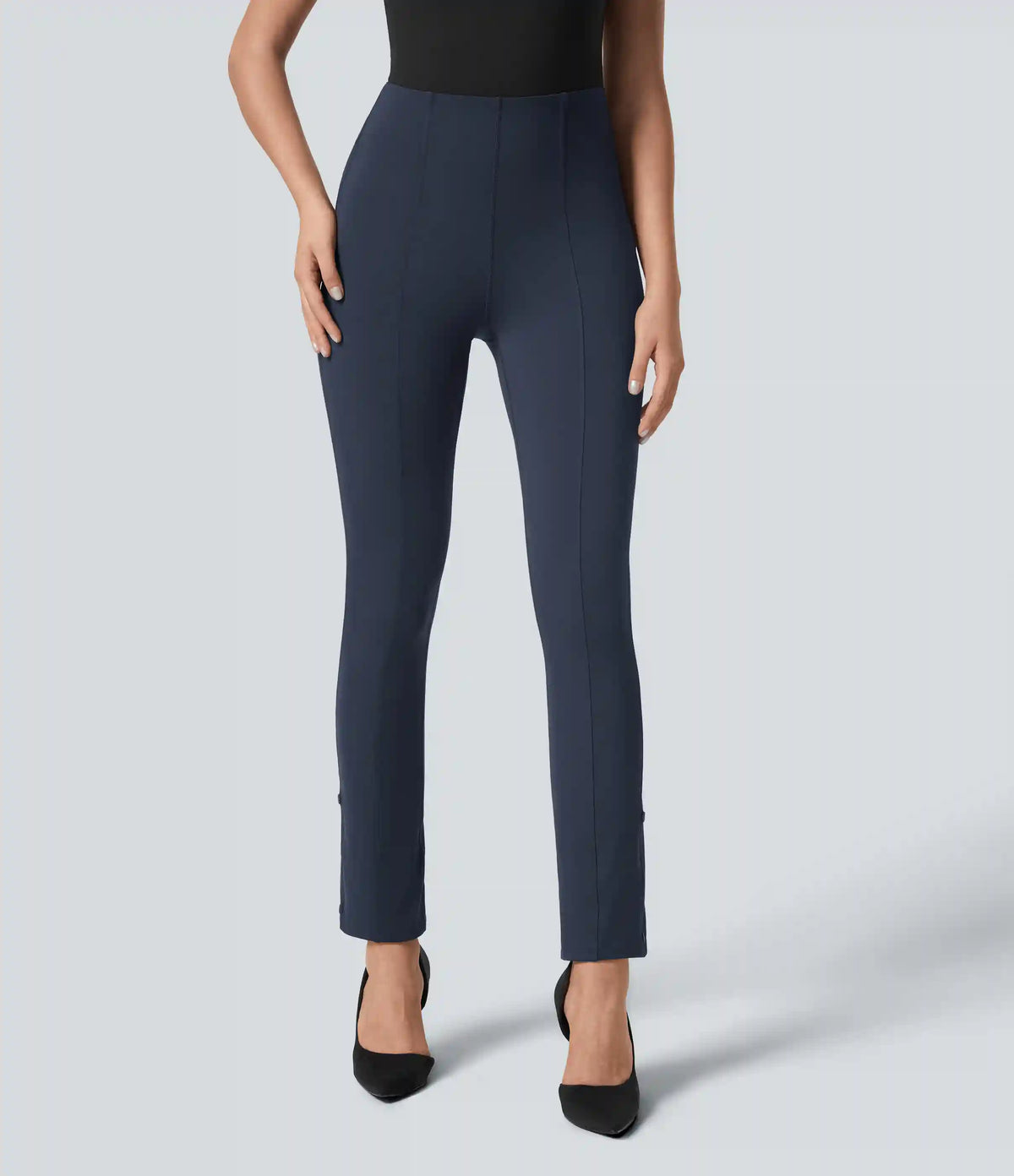 Halara Flex™ High Waisted Tummy Control Adjustable Hem Work 7/8 Pants