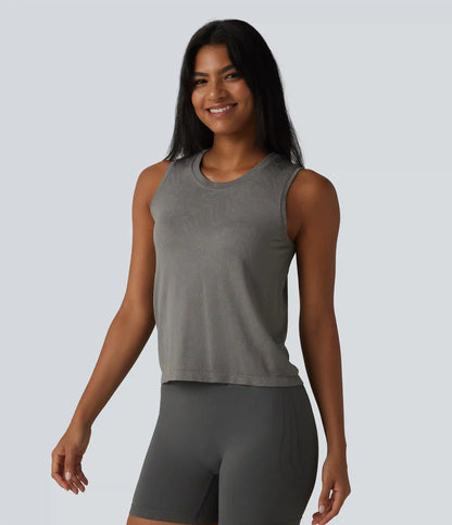 OneForm Seamless Flow Round Neck Running Tank Top