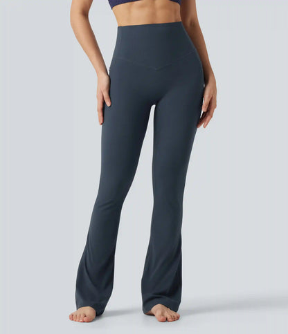 Halara UltraSculpt™ High Waisted Tummy Control Shaping Bootcut Yoga Leggings with Pockets