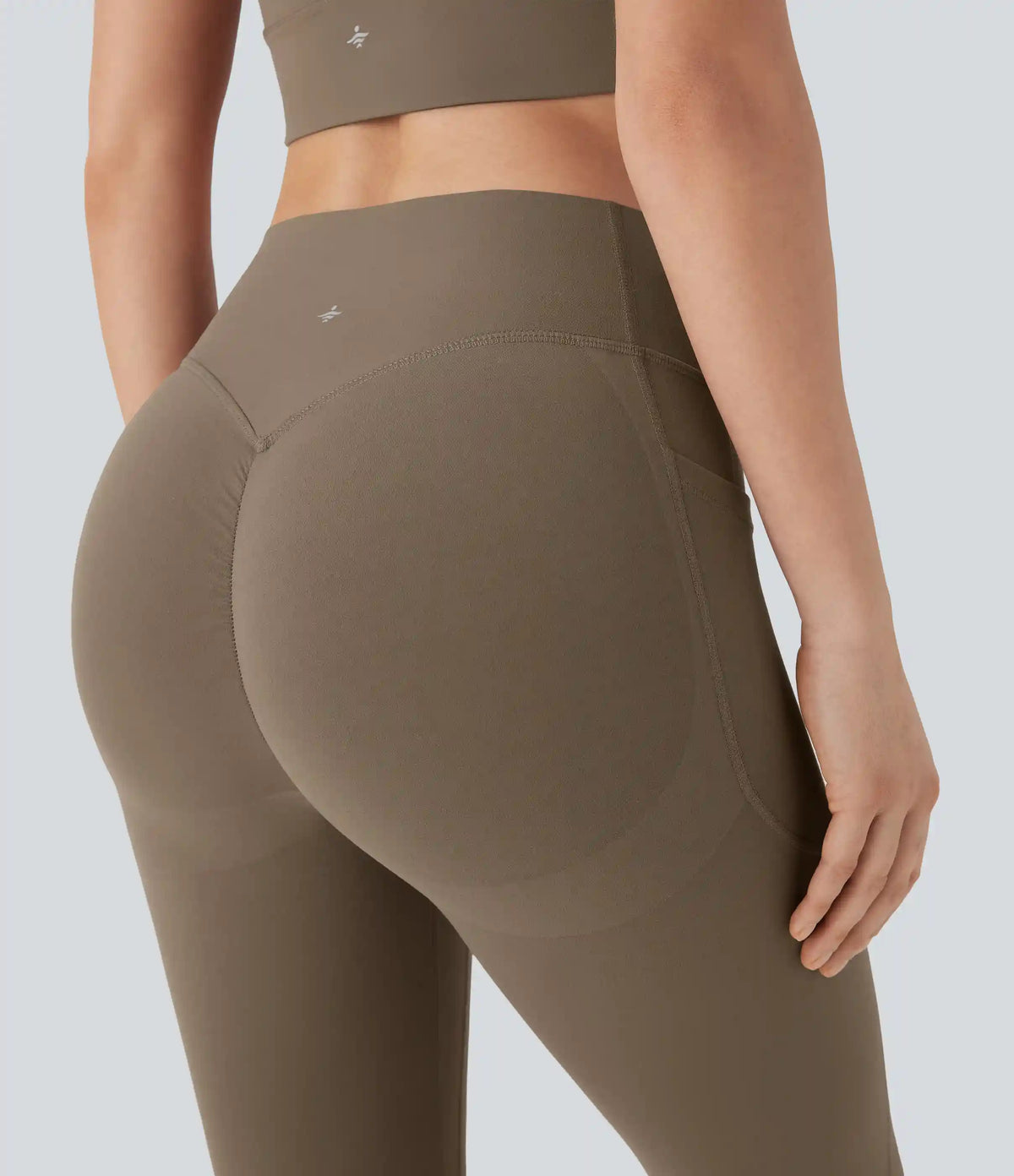Halara UltraSculpt™ High Waisted Scrunch Butt Lifting Tummy Control Shaping Training Pedal Pusher Leggings with Pockets