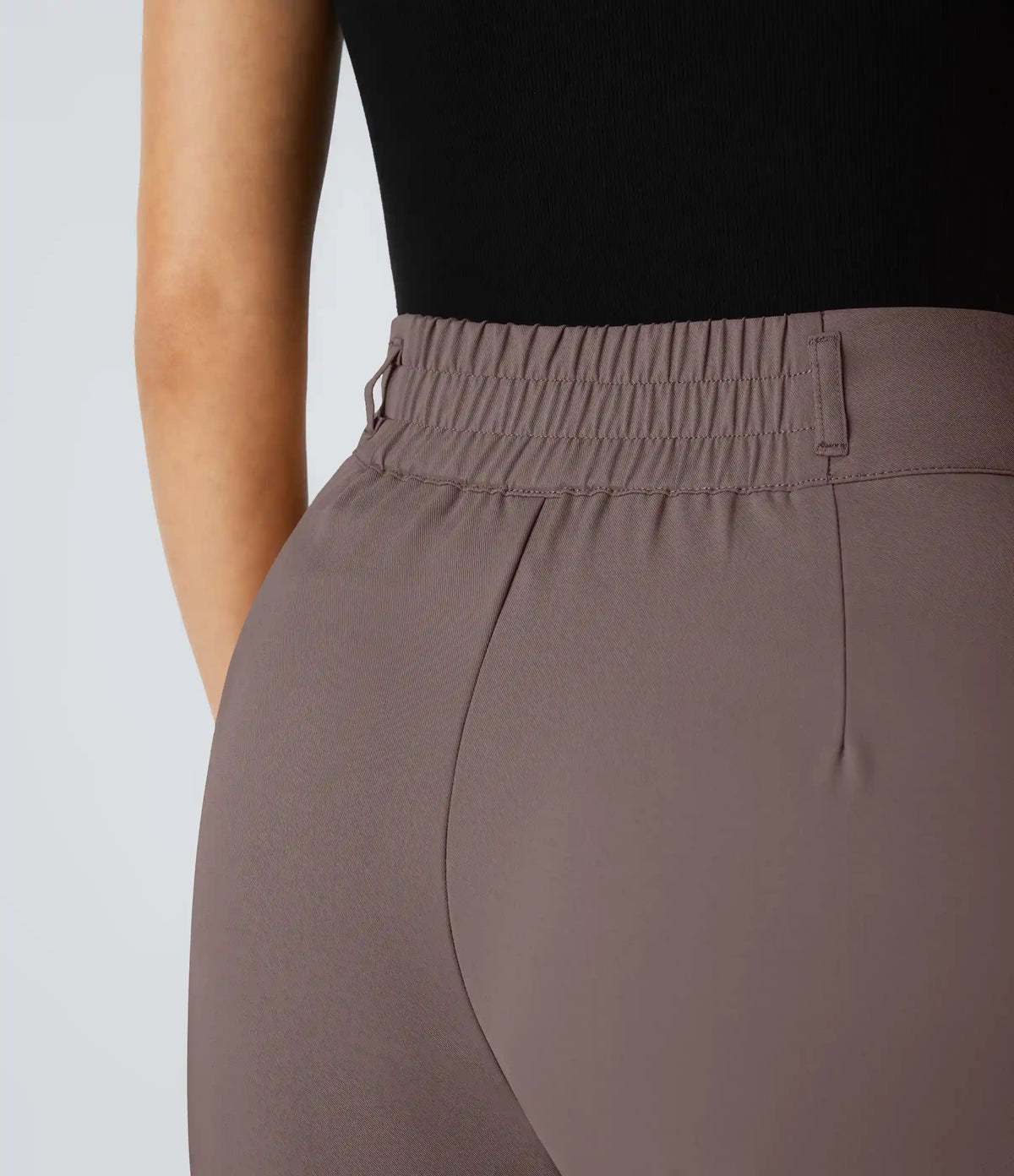 Halara Flex™ High Waisted Zipper Pocket Shirred Straight Leg Work Pants