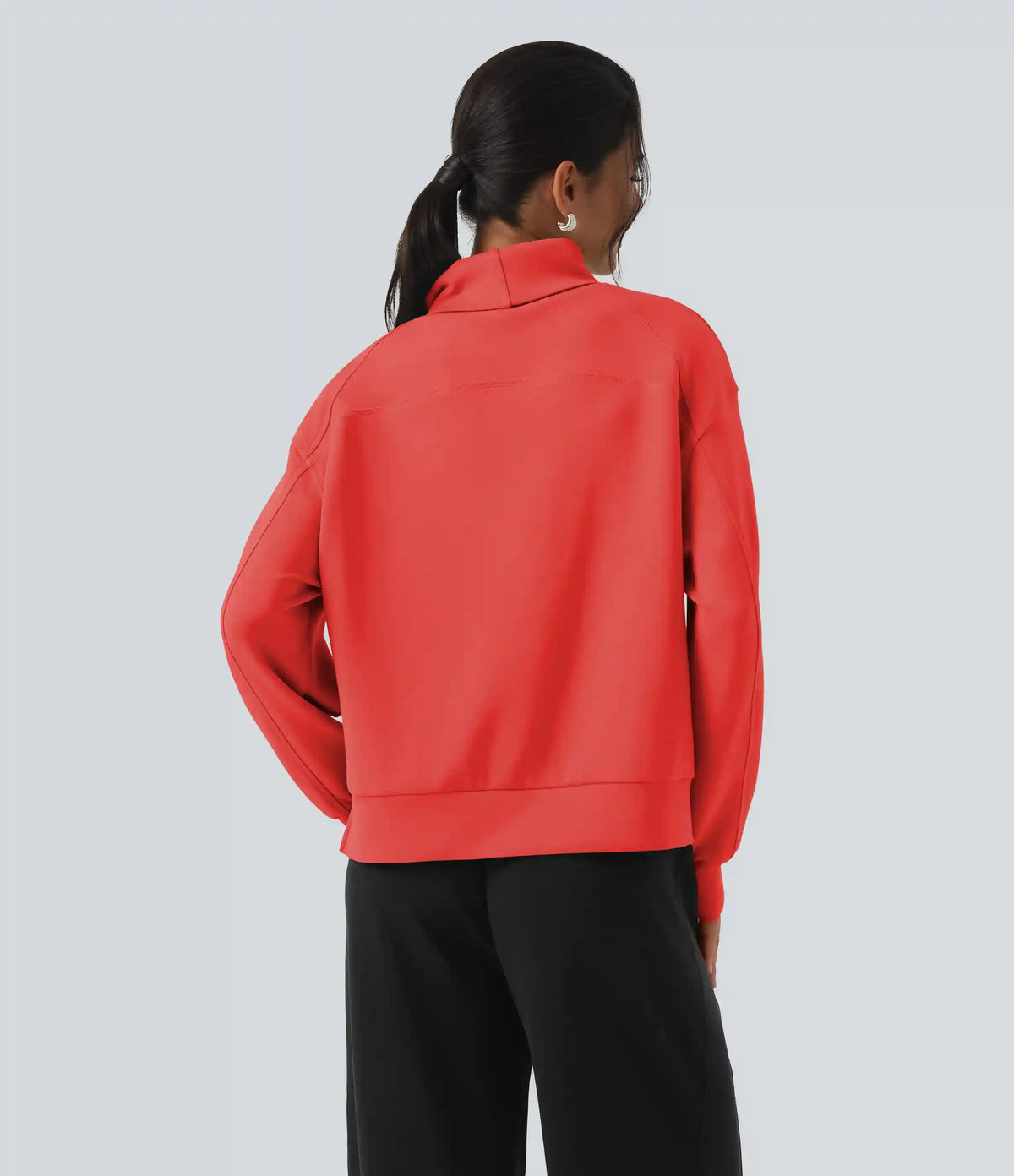 SpacerTek™ High Neck Long Sleeve Work Sweatshirt