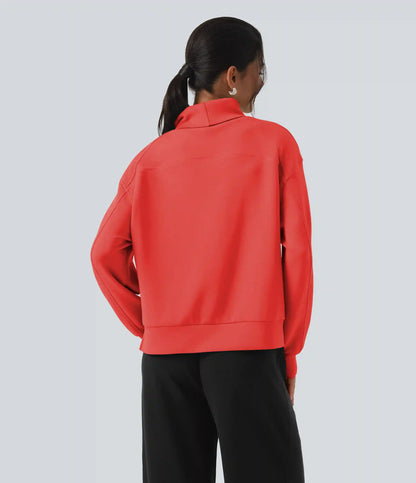 SpacerTek™ High Neck Long Sleeve Work Sweatshirt