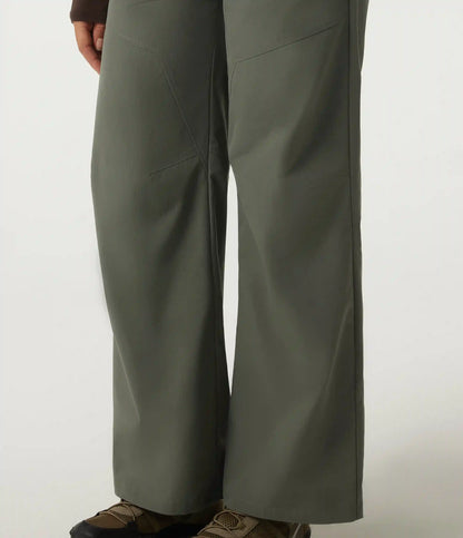High Waisted Wide Leg Hiking Pants with Pockets