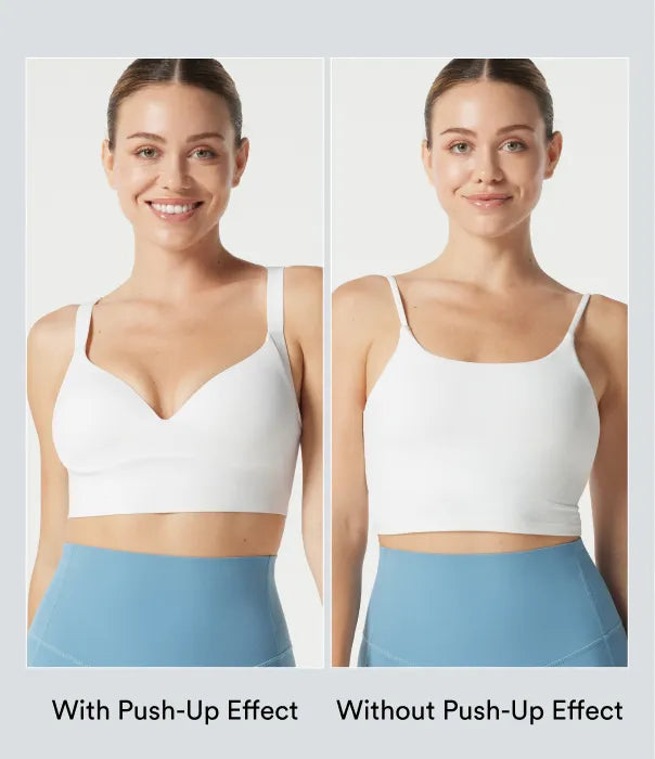 Halara UltraSculpt™ Push-Up Adjustable Buckle Non-Removable Pad Yoga Sports Bra