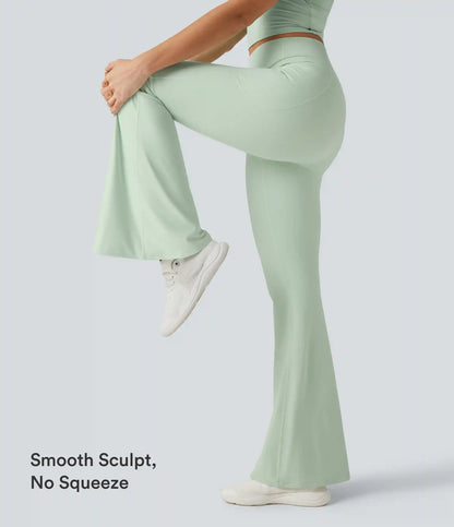 Halara UltraSculpt™ High Waisted Tummy Control Flare Yoga Leggings with Pockets