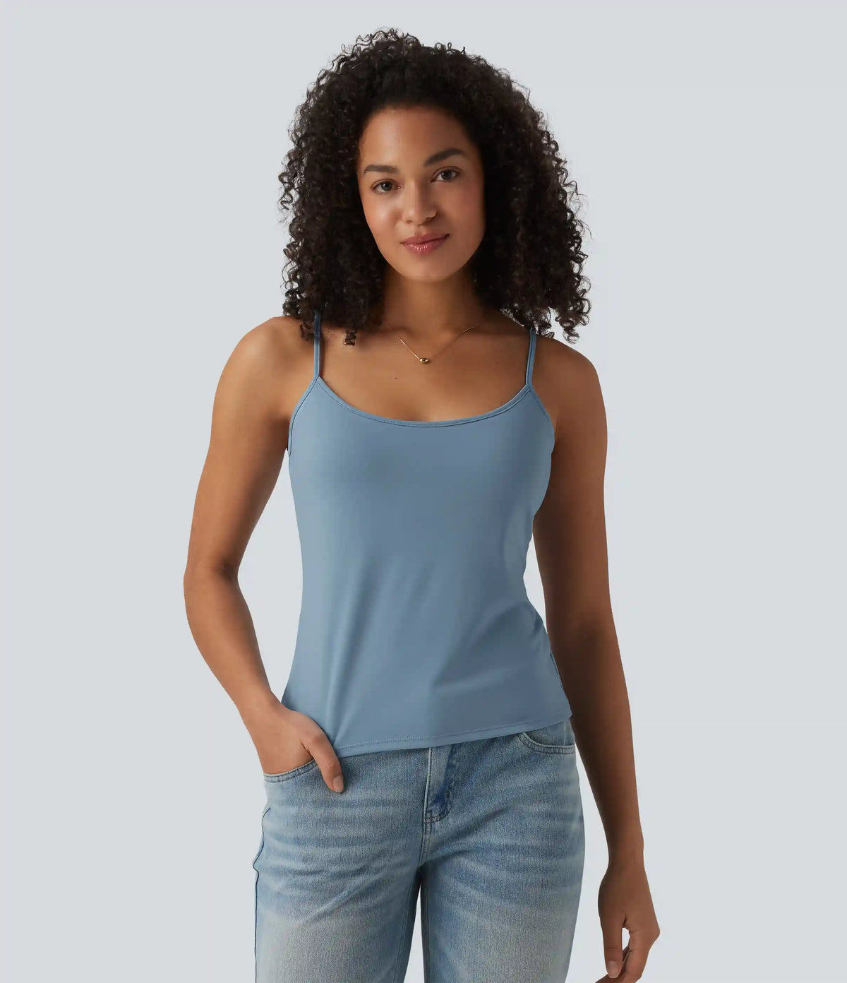 U Neck Casual Tank Top