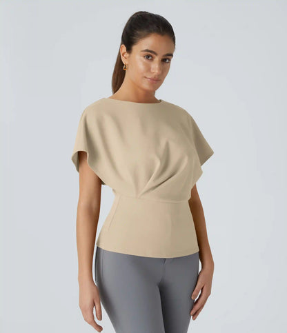 Short Sleeve Work Top
