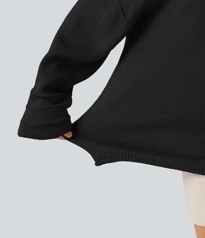 V Neck Long Sleeve Casual Sweater
