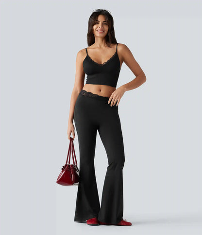 OneForm Seamless Flow Low Support Contrast Lace Casual Sports Bra