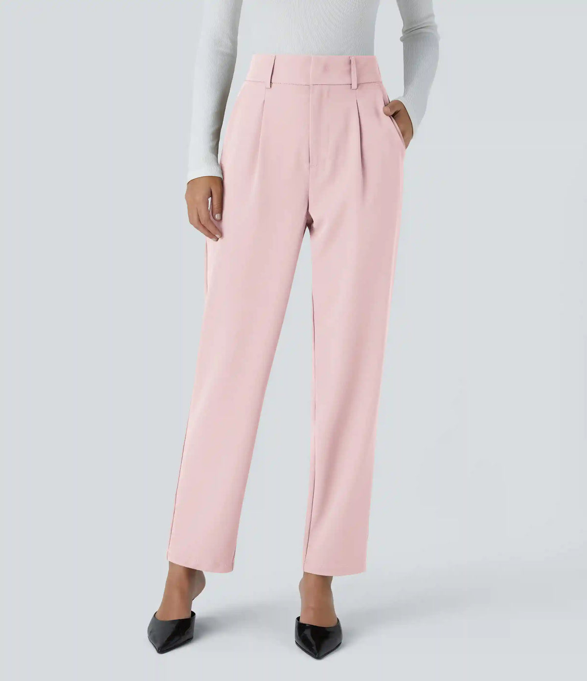 Halara Flex™ High Waisted Pocket Solid Work Tapered Pants