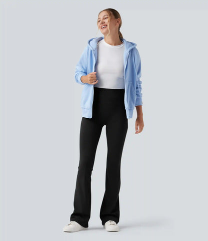 Patitoff™ 2.0 Pet Hair Resistant High Waisted Tummy Control Bootcut Casual Pants with Pockets