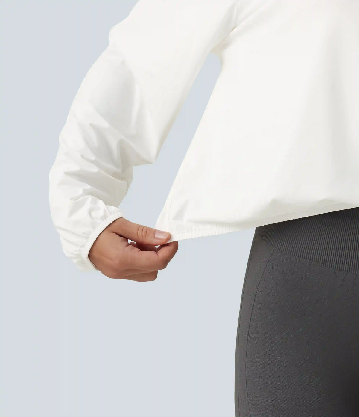 Quick Dry Boat Neck Cold Shoulder Long Sleeve Yoga Sports Top