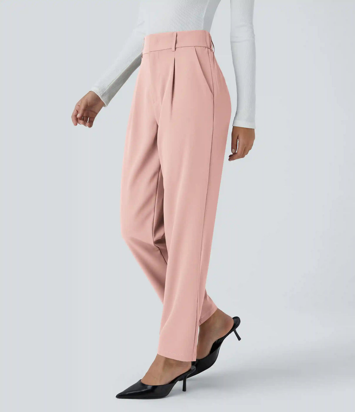 Halara Flex™ High Waisted Pocket Solid Work Tapered Pants
