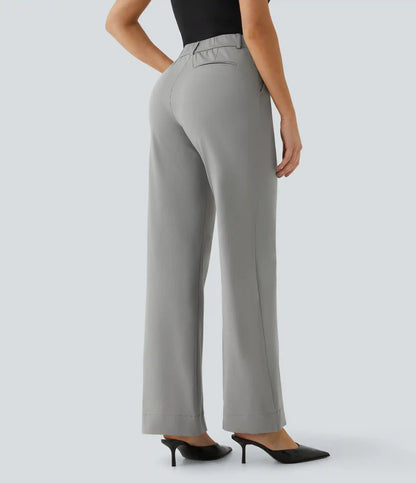 Halara Flex™ Mid Rise Pocket Straight Leg Work Pants