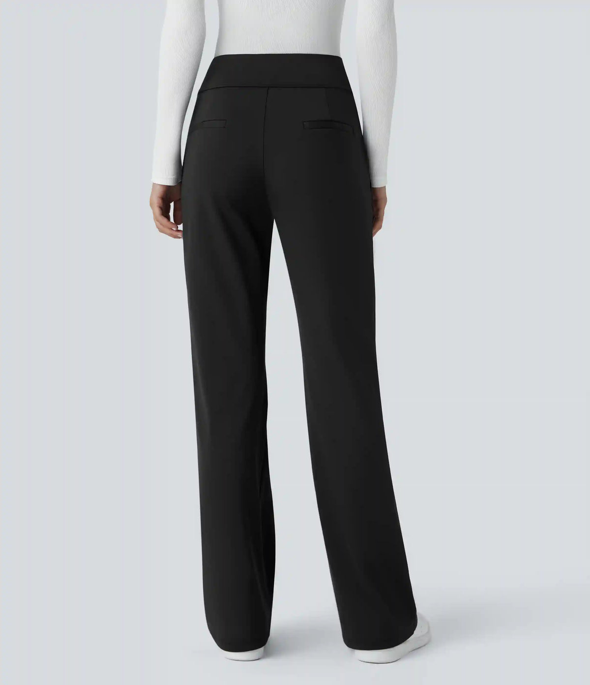 Halara Flex™ DayStretch Mid Rise Side Zipper Pocket Work Flare Pants