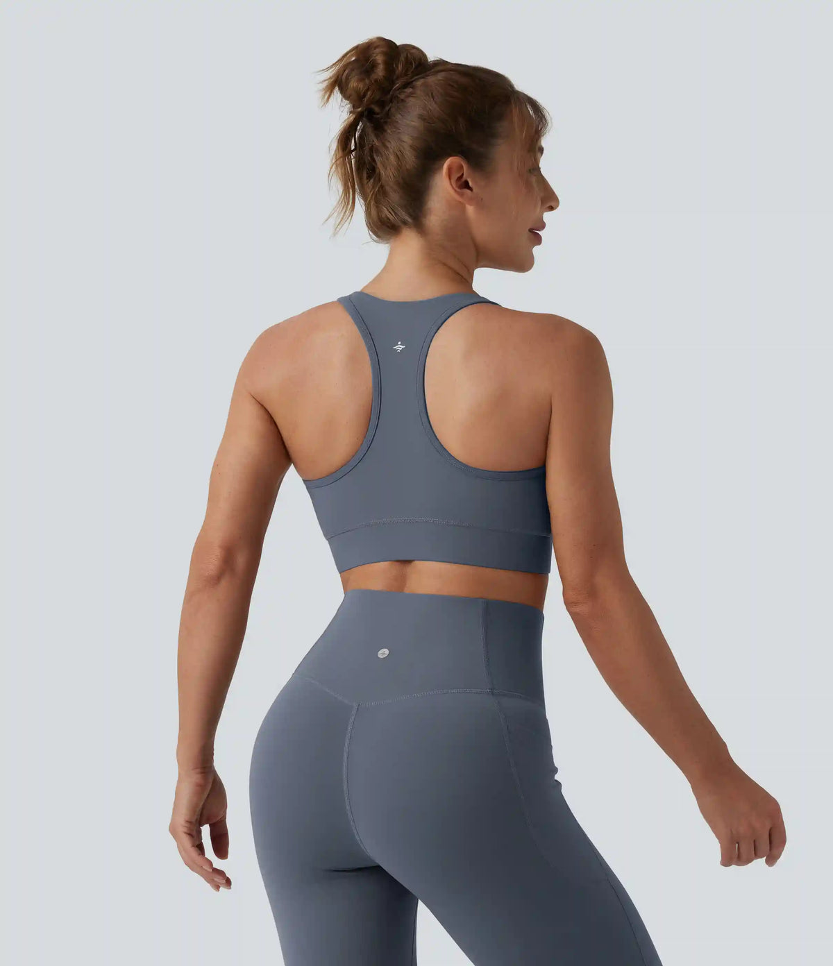 Halara UltraSculpt™ Light Support V Neck Racerback Running Sports Bra DD-F Cups