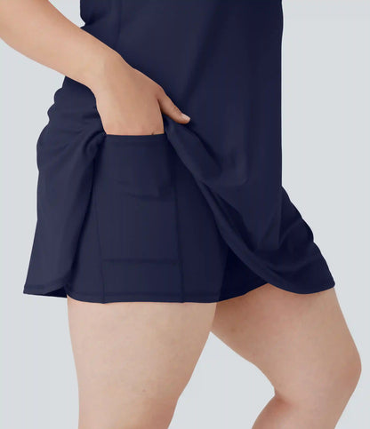 SoftlyZero™ Plush Active Plus Size Dress-Longer Length-Easy Peezy Edition