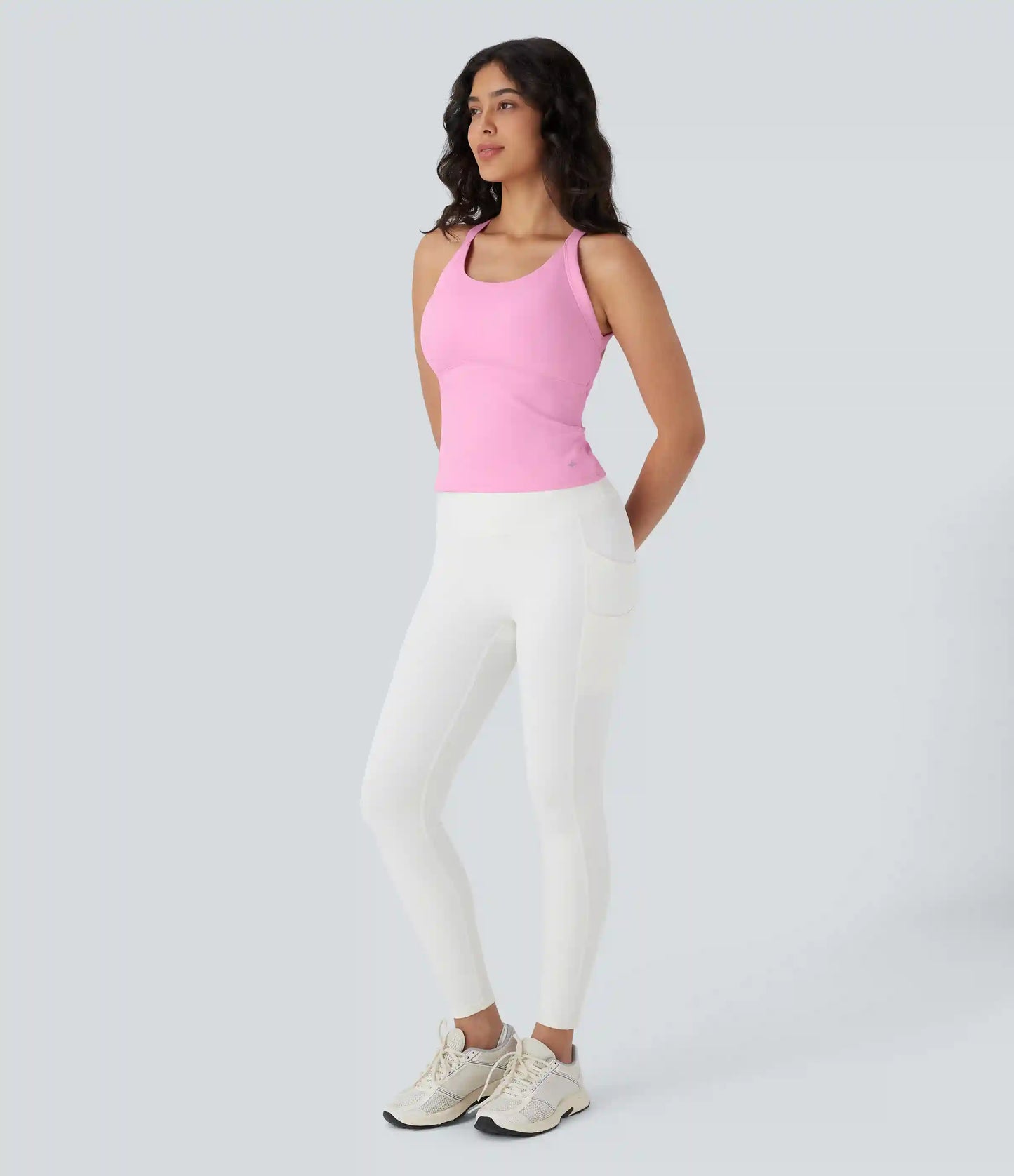 SoftlyZero™ Plush Cut Out Yoga Tank Top DD-F Cups