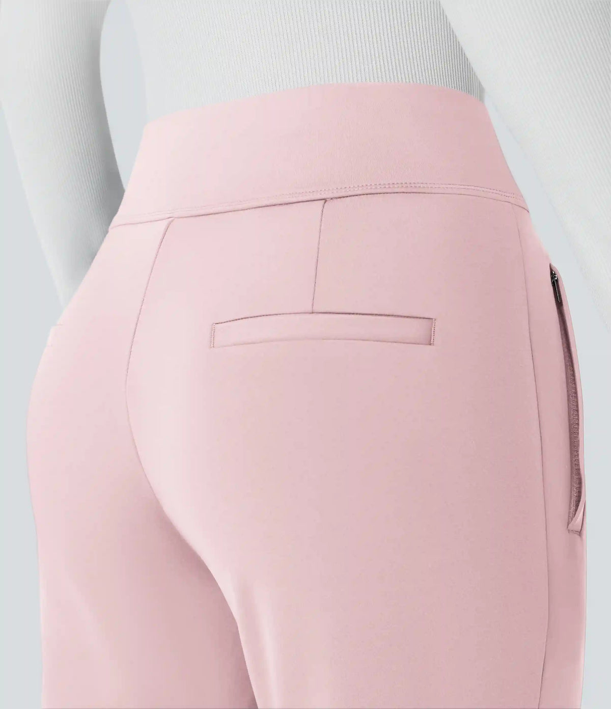 Halara Flex™ DayStretch Mid Rise Side Zipper Pocket Work Flare Pants