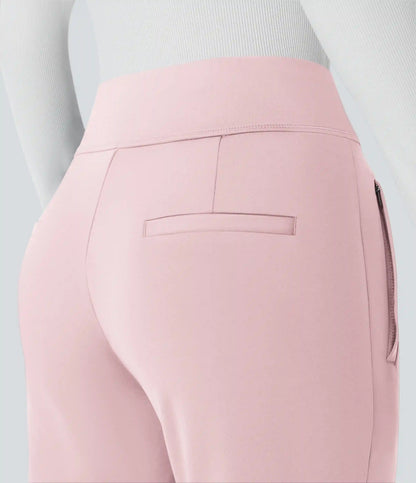 Halara Flex™ DayStretch Mid Rise Side Zipper Pocket Work Flare Pants