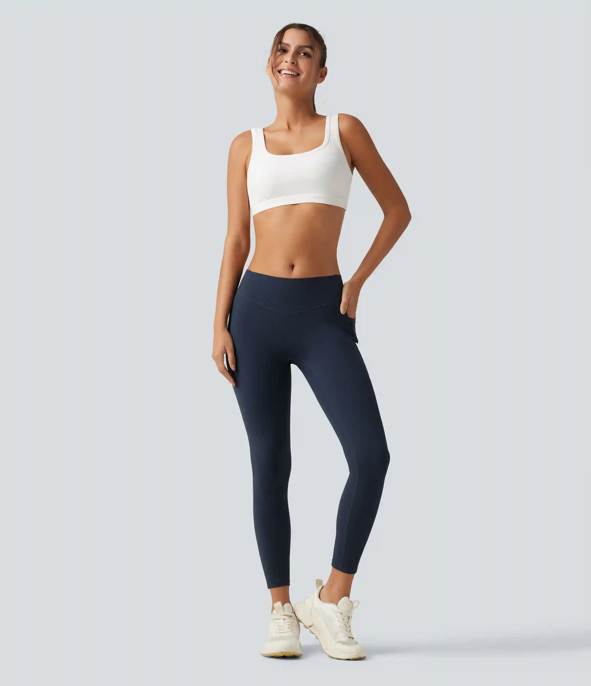 Halara UltraSculpt™ Low Rise Skinny Yoga Leggings with Pockets